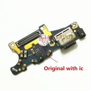 1pcs Original USB Moč Polnjenja Priključek Odbor Deli Flex Kabel Z Mikrofonom Priključek Za Huawei Mate 10