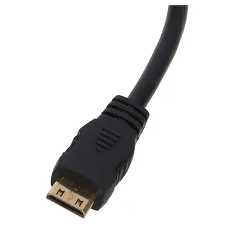 10 palčni Mini HDMI na VGA Ženski Video Kabel Adapter 1080P za Prenosni RAČUNALNIK - Črn 168946
