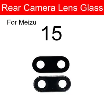 Zadnja Kamera Steklo Objektiv Za Meizu 15 Lite 16 16s 16. Plus 16T 16XS 16s 17 Pro M15 Kamera Zadaj Steklo Objektiv Z Samolepilne Nalepke