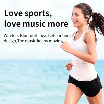 Brezžične slušalke Bluetooth Slušalke 8GB IPX8 Nepremočljiva Predvajalnik Glasbe MP3, Plavanje, Potapljanje Športne Slušalke Za vse pametni telefon