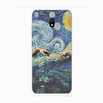 332Great umetnost, estetiko, van Gogh Mona Lisa Mehki Silikon Tpu mobilnega telefona Primeru za xiaomi redmi 9 9A Opomba 9 9s Pro MI 9 9T SE Lite
