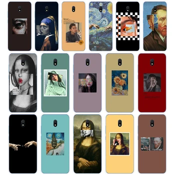 332Great umetnost, estetiko, van Gogh Mona Lisa Mehki Silikon Tpu mobilnega telefona Primeru za xiaomi redmi 9 9A Opomba 9 9s Pro MI 9 9T SE Lite