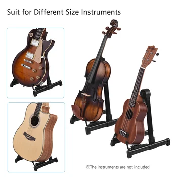 Univerzalni Instrument Stojalo ABS Plastike Zložljive Zložljive Kitaro Stojalo Držalo za Bas, Violina, Ukulele Rack Kitare Dodatki