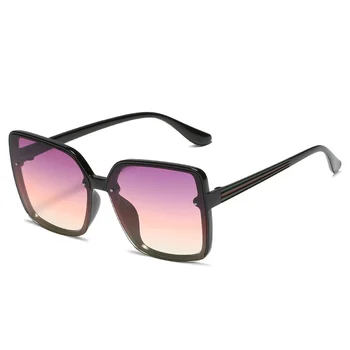 2021 Velik Okvir sončna Očala Za Dame Moda PC Kvadratnih Ženske Luksuzne blagovne Znamke Letnik Prevelik sončna Očala Ženski Nov Trend Očala
