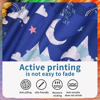 50x150cm Zob Tiskanje Tkanine za DIY Ročno Needlework Šivanje Bombaž Quilting Material za dojenčke&Otroke Posteljo Stanja nova