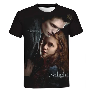 2021 TV Serije The Twilight Saga 3D Natisnjeni T-shirtunisex Moda Kul majice, Priložnostne Slog, T Shirt Ulične Oversize Vrhovi 170564