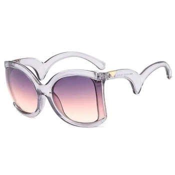 Nova Moda Prevelik Kvadratnih Vintage sončna Očala Oblikovalec Ženske sončna Očala Veliko Odtenkov UV400 Luksuzne blagovne Znamke Ženski Oculos 170571