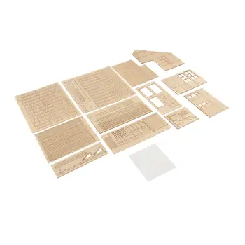 DIY 3D Puzzle Les Ruševine 1:35 Obsega Miniaturni Pesek Tabela Vojne Postavitev Scene