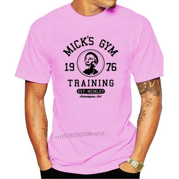 Rocky Balboa Mick JE Boksarski Telovadnici Philadelphia 1976 moška T Majica Usposabljanje Philly Kul Vrhovi Tee Majica