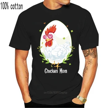 Smešno Priložnostne Komična Chicken Mama Perutnine Kmet Hišne Lastnika Tshirt Moški 2020 Novost Ulične Tee Shirt Okrogle Ovratnik Tee Vrh