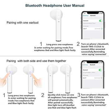 Nepremočljiva Miniauriculares inalámbricos TWS con Bluetooth 5,0, auriculares mate par xiaomi y iphone, caja de carga