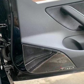 4pcs Zlitine vrata Rog Kritje za Tesla model 3 avto prilagoditve modela Y Dekorativni trak