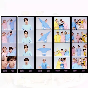 K-POP 13Pc/SET južnokorejski Skupine Bangtan Fantje Lomo Kartico Plakat, Nov Album Praznik 8. 4Grid Zaznamki PhotoCard Kartice Steno Banner