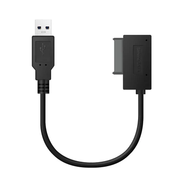 Za Notebook Optical Drive Line Optični USB 2.0 Adapter 6P+7P SATA Na USB Slim Cd-rom Kabel 13-Pin Adapter Polje Moči 0.35 M