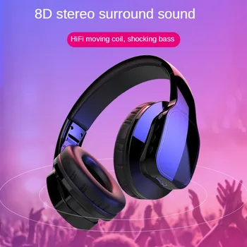 Nov Prihod Fone Bluetooth Slušalke Gaming Brezžične Slušalke Podporo AUX TF Kartice Športne Slušalke za Huawei Xiaomi Čepkov
