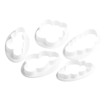 5PCS/Set Oblak Oblike modelček Meri Izdelan 3D Tiskanih Fondat modelček Torta Dekoraterstvo Orodja, Kuhinjskih pripomočkov 17533