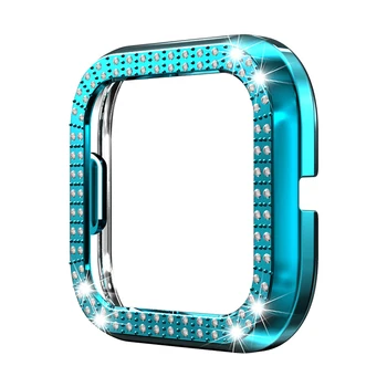 360 Diamond Zaščitni Pokrov Za Fitbit Obratno Lite 2 Band Primeru Plating FitBit Obratno Versa2 Pribor Zaslon Zaščitna Torbica