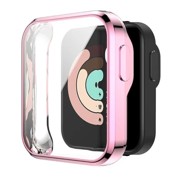 Anti-scratch TPU Watch Primeru Zaslon Zaščitni Pokrov za Xiaomi Mi Gledati Lite Redmi Watch Pametno Gledati Dodatki