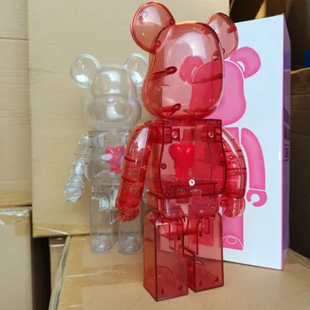 Nove Prodaja Bearbricklys 400% 28 cm Pomeša Srce Eu Rdeče Srce Pisane Kroglice Pvc figuric Modeli Igrače Božična Darila