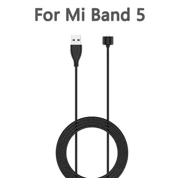 Hitro Kabel Polnilnika Za Xiaomi Mi Pasu 5 Miband 5 Smart Manšeta Magnetna Zapestnica Kabel za Polnjenje, Polnilnik USB Adapter Žice 4 Kos