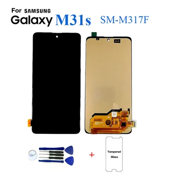 OLED Za Samsung Galaxy M31s M317 Zaslon Lcd Zaslon Zamenjava Za Samsung M31s Računalnike Skupščine Touch Panel Module