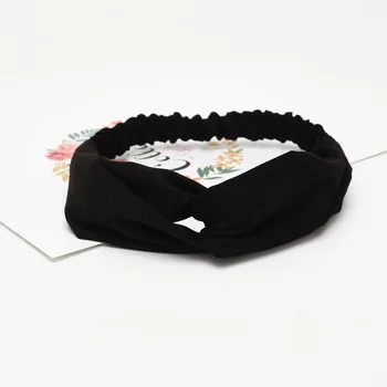 Novo elastični naglavni trak za obraz in lase band za ženske v čisti barvo las dekoracijo korejska različica stretch joga šport glavo 176657
