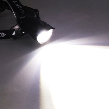 XHP160 LED Senzor Žaromet Svetilko, Baklo XHP99 USB Kampiranje, Ribolov Vodja Svetlobe Baklo Vodja Svetlobe Najboljše za Kampiranje