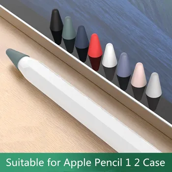 8Pcs/Komplet Združljiv z Apple Svinčnik 1. Nasveti Zamenjava za 2. Gen Silikonski nacionalna izvajalska telesa Pokrov Zaščita za Apple Svinčnik Nib Pokrov