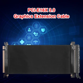 30 cm PCI-E 16X Podaljšek Podaljšek Kartico Prilagodljiv PCI Express Grafično Kartico Riser Konektor Adapter za GRAFIČNO procesno enoto 17844