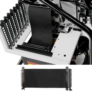 30 cm PCI-E 16X Podaljšek Podaljšek Kartico Prilagodljiv PCI Express Grafično Kartico Riser Konektor Adapter za GRAFIČNO procesno enoto