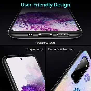 Pes odtis Tačko Za Samsung Galaxy S20 S21 FE Ultra S10 S10E Lite 5G S9 S8 S7 S6 Rob Plus Primeru Telefon 178583