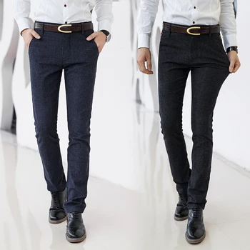 2021 Nov Slog Moške Priložnostne Skinny Jeans, Moda Bombaž Slim Fit Traper Hlače za Moške Poslovni Načrt blagovne Znamke Kavbojke Guinness Moški 178783