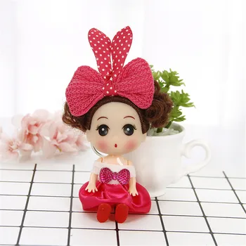 Baby Doll Naključno 12 cm Klasična Igrača Zmedeni Poroko Lutke Vinil Igrače otroška Igrače Božič Poročno Darilo