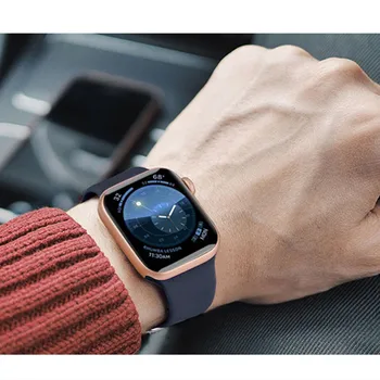 Silikonski Watchbands Za Apple Watch 6 SE Band 44 mm 40 mm iWatch Serije 5 4 Trak Za Applewatch 3 2 1 42mm 38 mm Razredi Ženske Moški 180508
