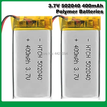 Polnilna 3,7 V litij-polimer baterij 502040 400mah S PCB Za MP3, MP4 MP5 GPS, PSP E-knjige, Električne Igrače, LED Luči 18063