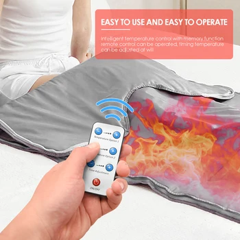 Digitalni Termični Savna Odejo Telo Oblikovalec Uporablja Za Hujšanje In Fitnes Z 2 Rokavi Kozmetični Salon Spa Stroj
