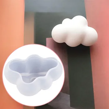 Novo Prozoren Silikonski Kalup Posušen Cvet Smolo Dekorativni Obrti DIY 3D Stereoskopski Oblak Plesni Epoksi Smolo Kalupov Za Nakit