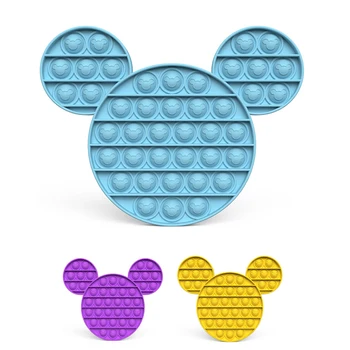 Disney Mickey Mouse Fidget Igrače Push Mehurček Senzorično Antistress Igrača Lajšanje Stresa Fidget Igrače Za Odrasle, Otroci Stres Lajšanje Darilo