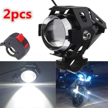 2019 2Pcs/Set U5/U7 Super Svetla LED Motocikel Smerniki Spot Svetilka Kap Svetlobe