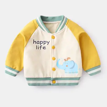 Pomladni Mozaik Baseball Suknjič Otroci Moda Baby Girl Obleke Za Teen Teens Dekleta Jopico 8 Do 12 Otrok Outwear Coats