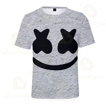 2021 Poletje Moda DJ Elektronske Glasbe 3D Tiskanih Otrok Kratka sleeved majica s kratkimi rokavi Boys Girls Fortnite Oblačila