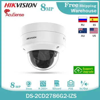 Hikvision Acusense 4K 8MP Varnosti IP Kamero DS-2CD2786G2-IZS 4X Zoom SD POE CCTV Prostem Video Nadzor Dome Kamera 187966