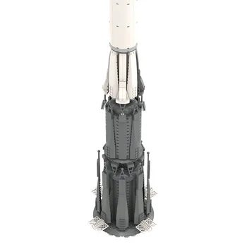 Vesoljske Postaje N1 Luna Raketa Lunar DIY MOC gradniki Shuttle Sat Astronavt Slika Človek Raketa Opeke Igrače Darilo