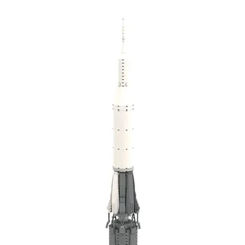 Vesoljske Postaje N1 Luna Raketa Lunar DIY MOC gradniki Shuttle Sat Astronavt Slika Človek Raketa Opeke Igrače Darilo