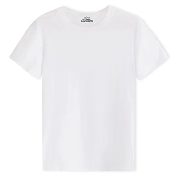 KS22 Visok poletje kratek rokav, okrogel ovratnik T-shirt bombažne stretch razširjeno črno bel stretch 2000