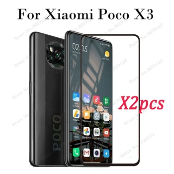 Kaljeno Steklo Za Xiaomi Poco X3 Stekla Screen Protector 9H Premium Kaljeno Steklo Za Xiaomi PocoPhone x3 Zaščitno folijo