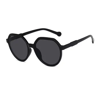 Najnovejši Krog sončna Očala Ženske Luksuzni Plastičnih Ženski UV400 Očala sončna Očala Odtenki Retro Prostem Oculos De Sol Gafas