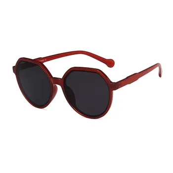 Najnovejši Krog sončna Očala Ženske Luksuzni Plastičnih Ženski UV400 Očala sončna Očala Odtenki Retro Prostem Oculos De Sol Gafas