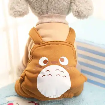 Obleke Za Pse Jumpsuit Za Pse Onesie Jazavičar Oblačila Chihuahua Pižamo Cartoon Živali Totoro Pižamo Zgostitev Pet Hoodie