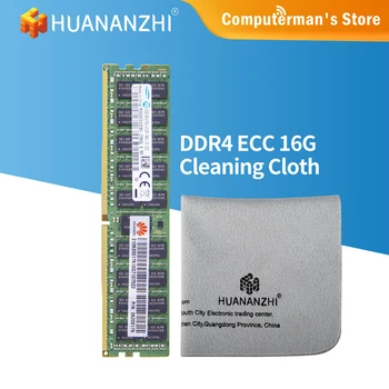 HUANANZHI Čiščenje krpo z Samsung 16GB 32BG Pomnilnik Namizje DDR4 32 g 16 g 2133MHZ REG ECC RAM combo kit 18888